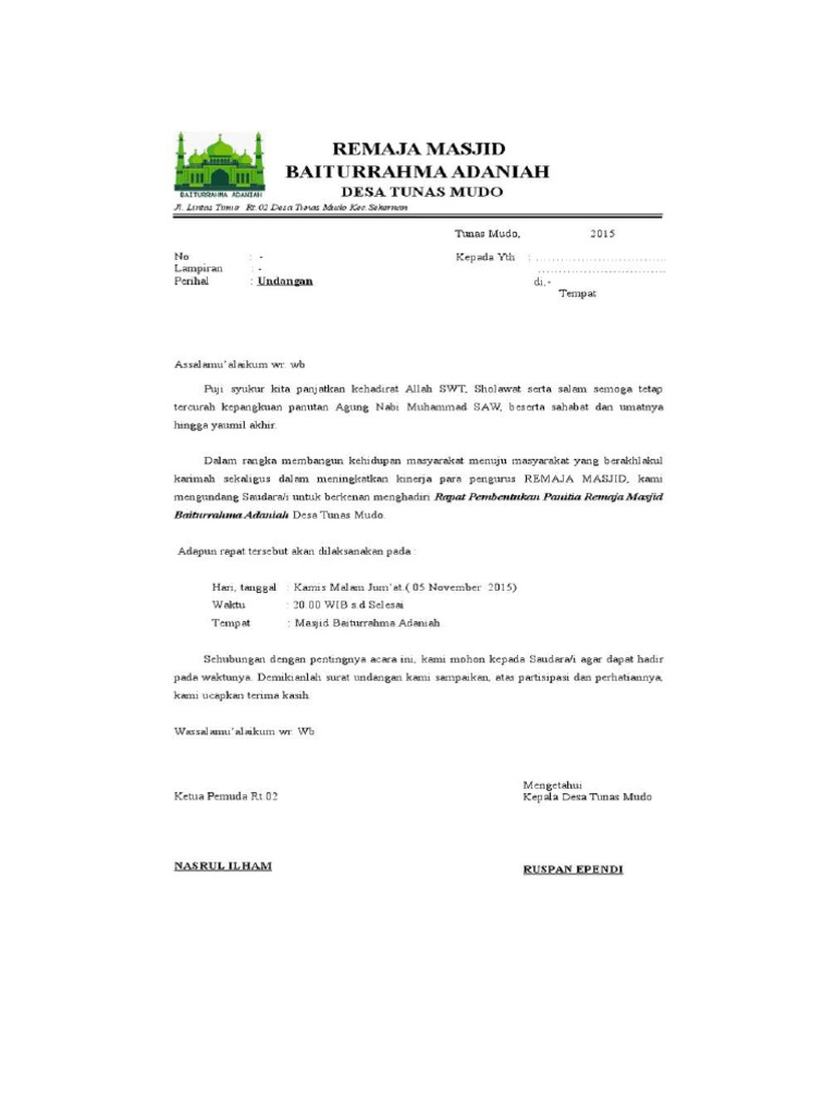 Kop Undangan | PDF