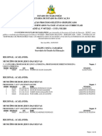 RESULTADO FINAL EDITAL No 007 2023 EDUCACAO INDIGENA COTA NEGRO