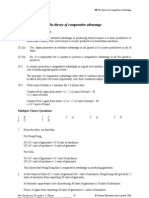 Chapter 20 The Theory of Comparative Advantage