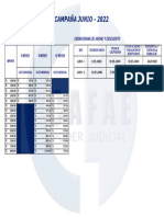 Cronograma Junio - 2022