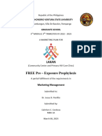 Cordova, Cahrhen C - Marketing Plan - Draft - Parts2&3