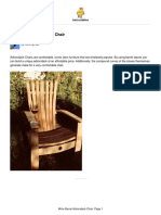 Wine Barrel Adirondack Chair