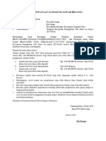 f29 Surat Pernyataan Tanggung Jawab Belanja