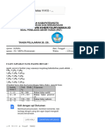 Soal PAT Kimia Kelas 11 K13