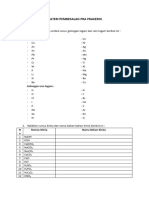 Latihan Pra PRAKERIN EDUCATION2018