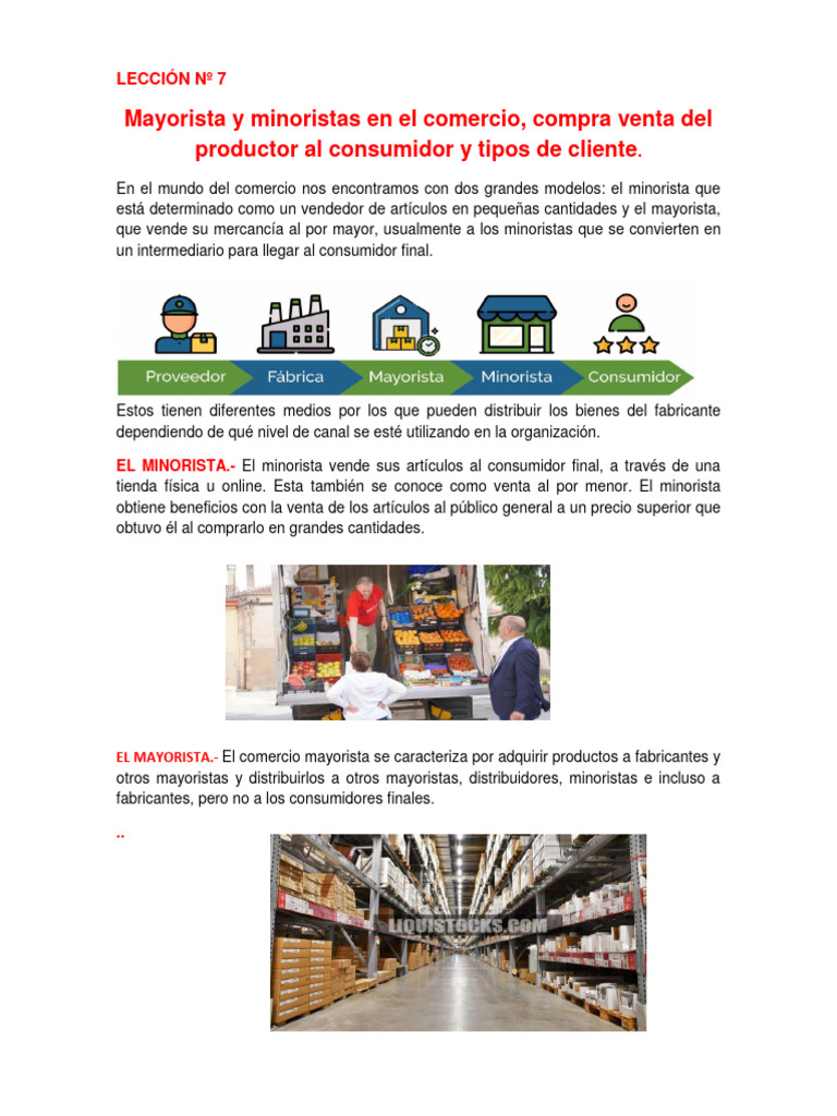 Contenido Comer Men y May 5to 23 | PDF | Al por menor | Comercio