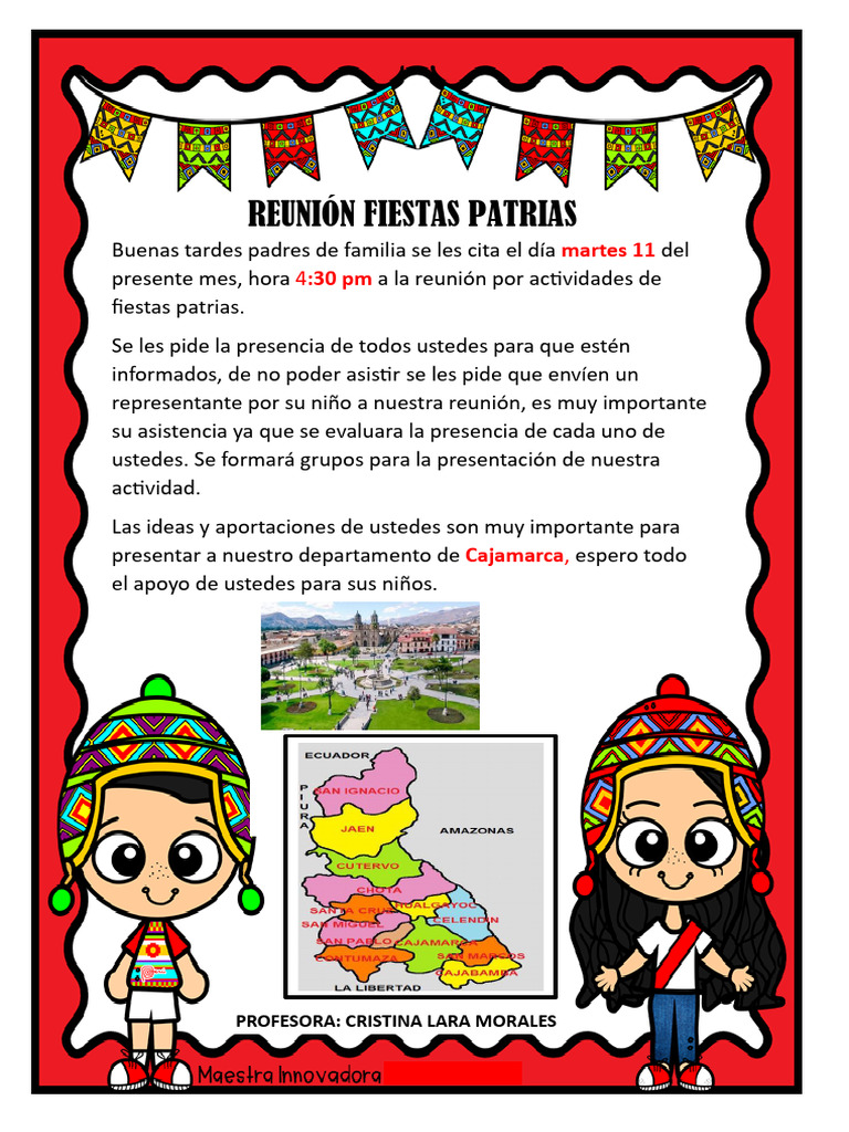 Comunicado Fiestas Patrias PDF