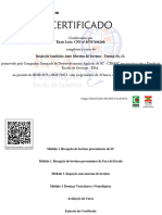 Inspeção Sanitária Ante Mortem de Bovinos Turma 4A 23-Certificado Cursista 105361