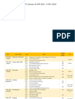 Tapanut Itinerary