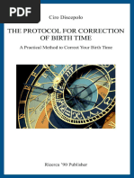 The Protocol For Correction of Birth Time | PDF | Horoscope ...