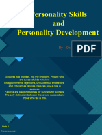 Personality Skills and Personality Development: Click To Edit Master Title Style