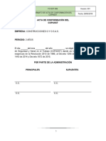 FO-SST-006 Formato de Acta de Conformación Del COPASST