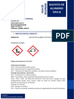FSD Sulfato de Aluminio Granulado (Saco) - Centro Vacacional