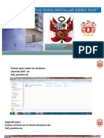 Como Instalar Demo Siaf