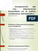 Incorporacion Del DIH A La Justicia Administrativa