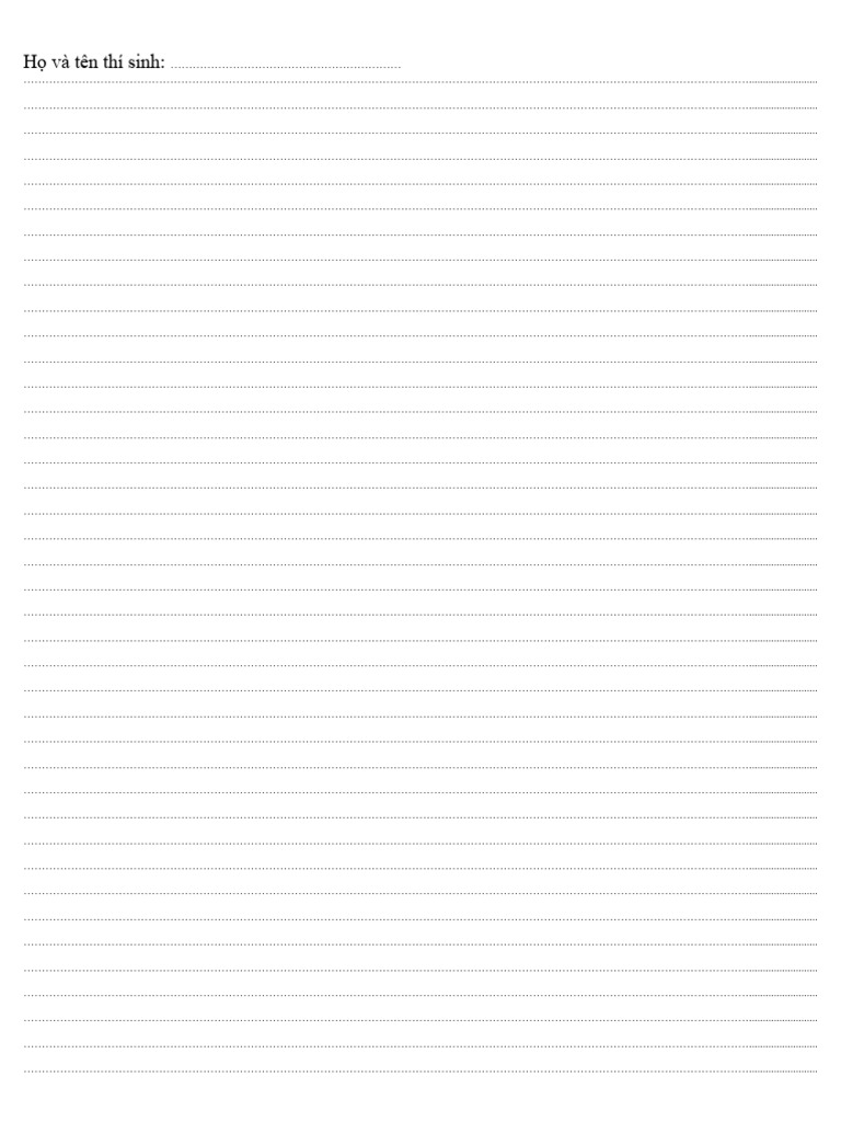 GIẤY NHÁP | PDF