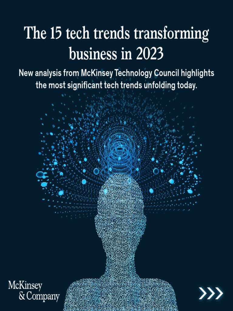 McKinsey Technology Trends Outlook 2023 | PDF | Machine Learning ...