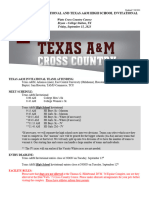 23 TAMU Invitational - Meet Information