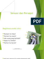 Sensasi Dan Persepsi