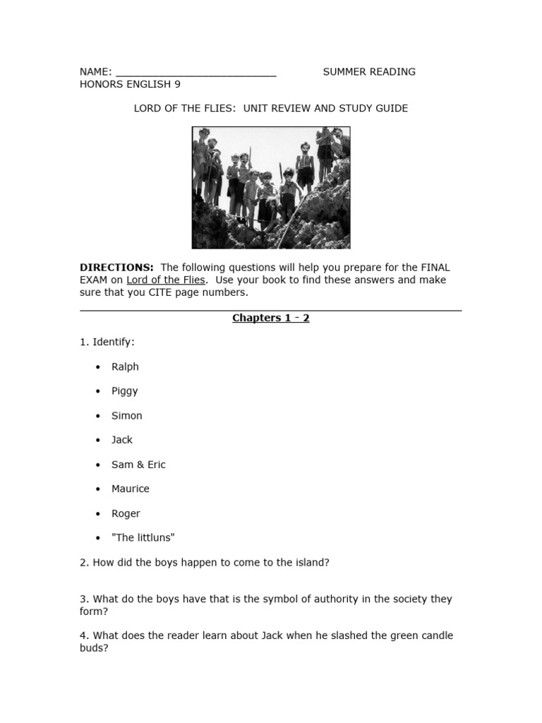 Honors English 9 PDF