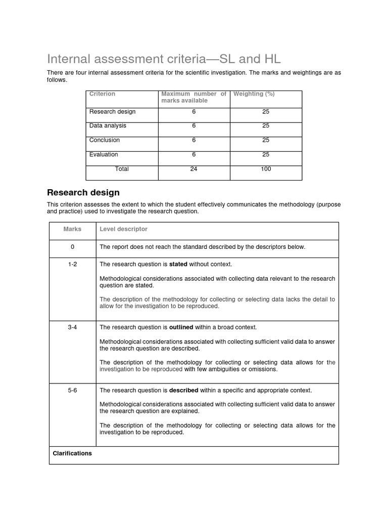 IA New Criteria | PDF | Methodology | Accuracy And Precision