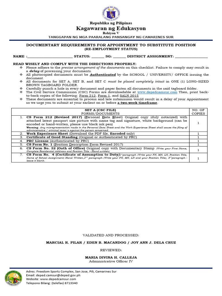 Checklist | PDF | Document