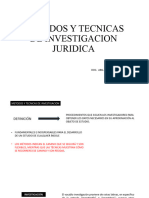 Metodos y Tecnicas de Investigacion Juridica