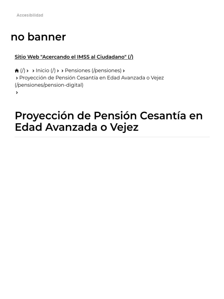 Proyección de Pensión IMSS en Línea | PDF | Pensión | Internet