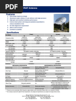 2.4m C, Ku-Band VSAT Antenna