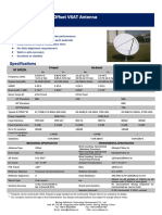 1.8m C, Ku, Ka-Band Offset VSAT Antenna