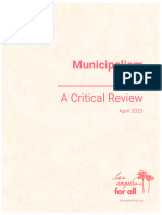 Municipalism A Critical Review - April 2023