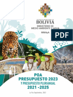 POA PRESUPUESTO 2023 y Su Resolucion