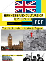 Business and Culture of London City - Chura Juana