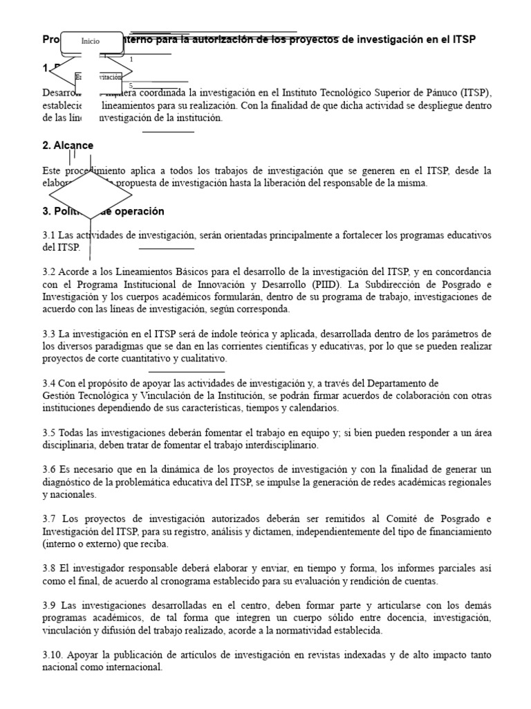 Procedimiento de Investigación ITSP | PDF | Science | Cognición