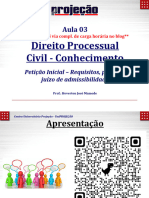 Aula 03 2023.2 - Peticao Inicial, Pedidos e Juizo de Admissibilidade - 20230817-2209