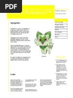 Pokémon Color Classification List | PDF | Visual Perception | Pokémon