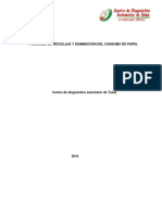 Programa de Reciclaje y Disminución Del Consumo de Papel