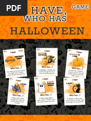 I Have, Who Has Halloween