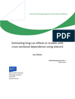 Estimating Long Run Effects in Models With Cross-Sectional Dependence Using Xtdcce2