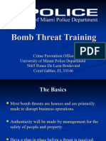 Bomb Threat Training
