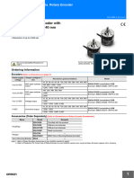 q085 E6b2-C Incremental Rotary Encoder 40 MM Datasheet en