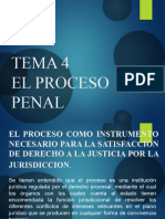 Derecho Procesal Penal Tema 4