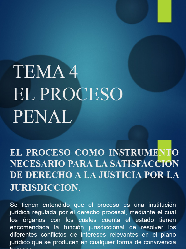 El Proceso Penal y su Función Jurídica | PDF | Derecho penal | Ley procesal