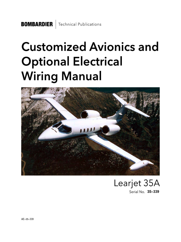 Learjet A&E 35A-339 | Download Free PDF | Aviation | Manufactured Goods