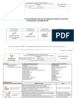 OM-MDD2-P-50 INSTALACION Y DESINSTALACION DE CABLES CON EQUIPO TELEHANDLER Ver. 10