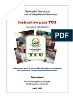 Instructivo para TCU