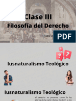 Filosofía Del Derecho - Clase 3-Iusnaturalismo