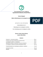 Apunte de Catedra Unidad 6 Metodologia de La Investigacion Juridica