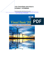 Solution Manual For Visual Basic 2012 How To Program 6 e 6th Edition 0133406954
