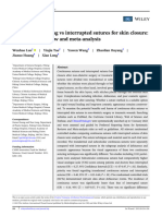 Comparing Running Vs Interrupted Sutures For Skin Closure